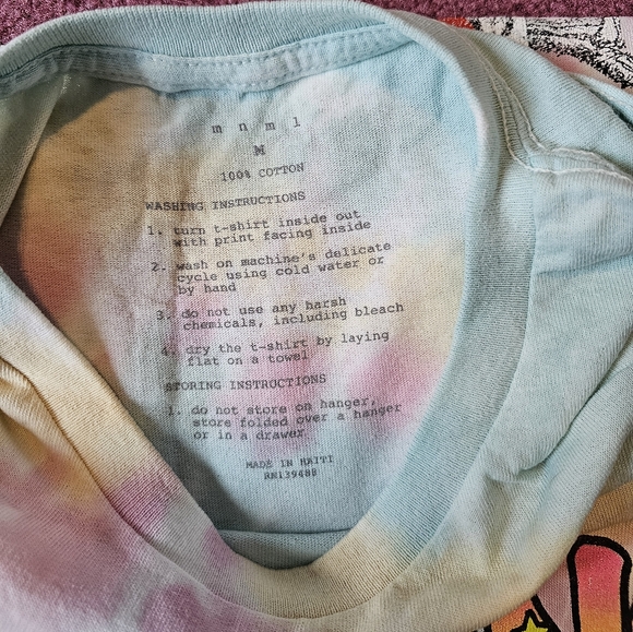 NWT mnml creating chaos tie dye shirt - Picture 3 of 4